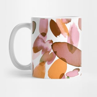 Pocket - WATERCOLOR PETAL STAINS ORANGE Mug